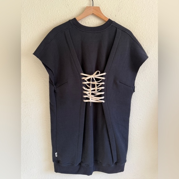 Good American Sweatshirt Mini Dress-Size 2/3 - Picture 4 of 10